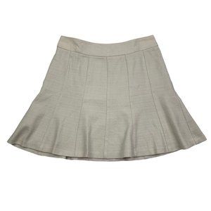 Banana Republic Pleated Tweed/Textured Skirt Women's Size 6P